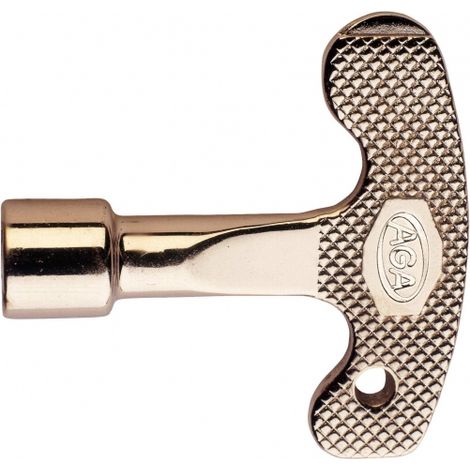 Clé de fermeture pour compteur d'eau – Robinet équerre d'arrêt – Filetage entrée 1/2" – Matériaux durables pour installations résidentielles – AGA