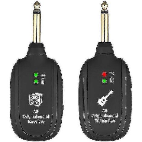 Système sans fil pour guitare 20 Hz-20 kHz, transmission acoustique, émetteur-récepteur rechargeable pour guitare électrique - Zzj (1/5)