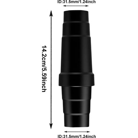 Adaptateur universel multicouche pour tuyau d'aspirateur - Connecteur pour tuyaux d'aspirateur à 2, 3, 4 ou 5 couches - Accessoires (1/4)