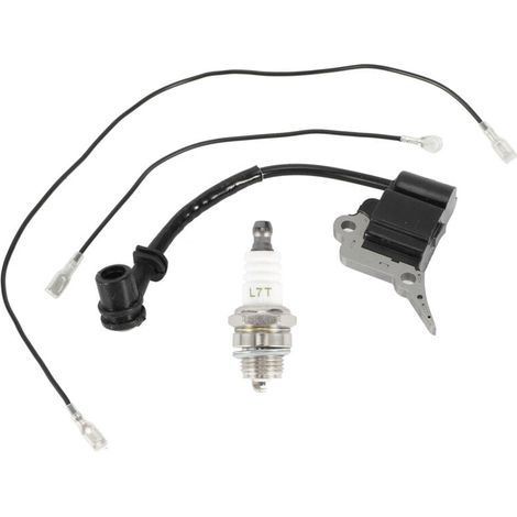 Module de bobine d'allumage, bougie d'allumage adaptée aux pièces de rechange pour tronçonneuse Zenoah/Timberpro /Lawnflite (1/4)
