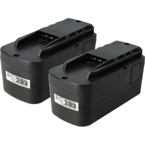 Vhbw – Batterie de rechange 2x 2000 mAh NiMH 12V – Compatible Festo / Festool BPS12S, C12, C12LI, T12+3 – Autonomie prolongée - VHBW 2 X