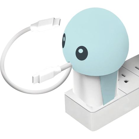 Organisateur de câbles extensible et amusant Rangement pour câbles de charge de téléphone, idéal pour les voyages, les résidences étudiantes, les adolescents, les adultes, les étudiants, la maison, l