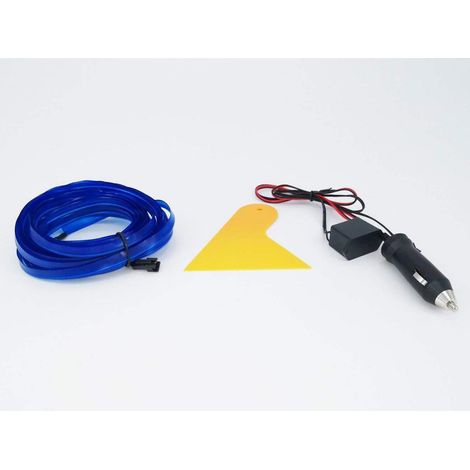 Tube néon LED flexible 5m bleu pour décoration intérieure de voiture (1/5)