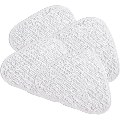 4 pièces Chiffons pour nettoyeur vapeur - Convient pour o-cedar/vileda 100 - Recharge - Nettoyeur vapeur de remplacement - Tampon de vadrouille en microfibre - Recharge de vadrouille