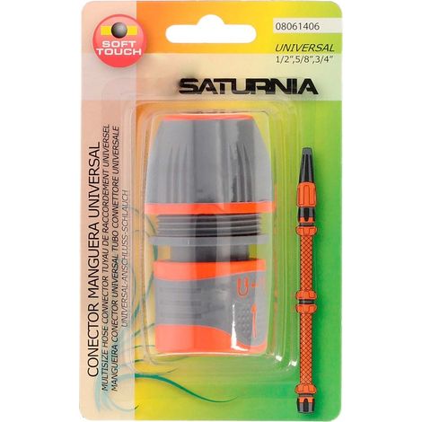 Raccordo universale per tubi in plastica 1/2" 5/8" 3/4"
