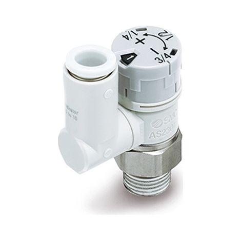 Commande de vitesse SMC AS-FSA, R 1/8 Mâle ( Prix pour 1 )
