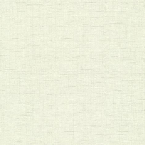 Papier peint uni blanc crème | Tapisserie blanche crème unie idéale salon | Papier peint intissé vinyle chambre adulte & couloir (1/2)