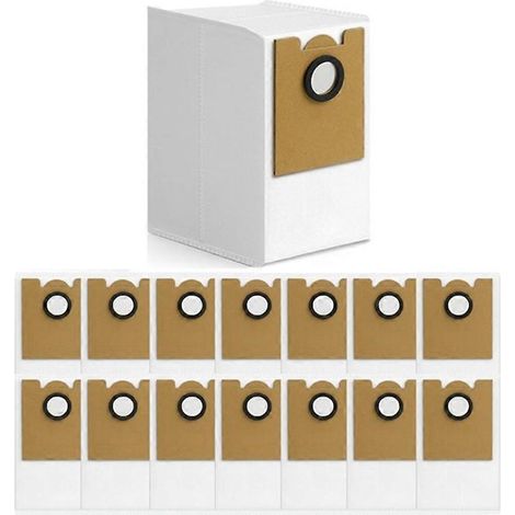 Lot de 15 sacs à poussière pour aspirateur robot Lefant M2 Pro / M2S Pro / M2 Plus - Grande capacité (1/5)