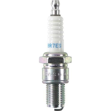 Bougie d'allumage BR7ES Ø14mm Longueur Culot: 19mm Électrode Centrale En Cuivre - Olive Démontable