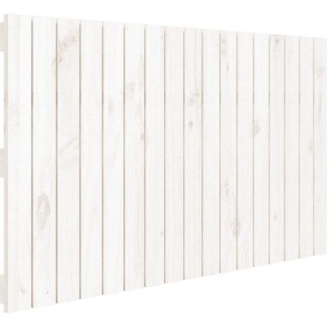 Maison Exclusive - Wand-Kopfteil Weiß 108x3x60 cm Massivholz Kief