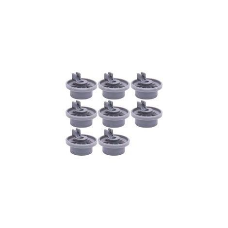 8 Roulette pour Lave Vaisselle Siemens Bosch Roues Panier Inférieur Universel