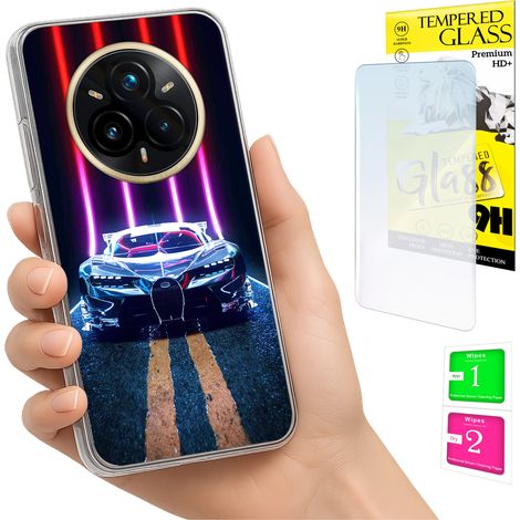 Schutzhülle für Realme 14 Pro+ 5G / 14 Pro Plus 5G: Rückseite + 9H-Glas (1/5)