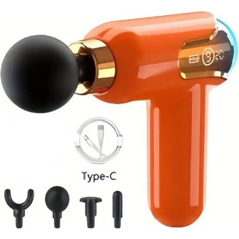 Pistolet de massage compact pour massage en profondeur, design élégant, cadeau idéal pour hommes et femmes, relaxation - Crezuo