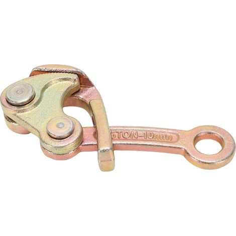 Ortviai Pince à câble 0,5 t en acier carbone – pour câbles de 1 à 10 mm, fixation robuste et sans glissement