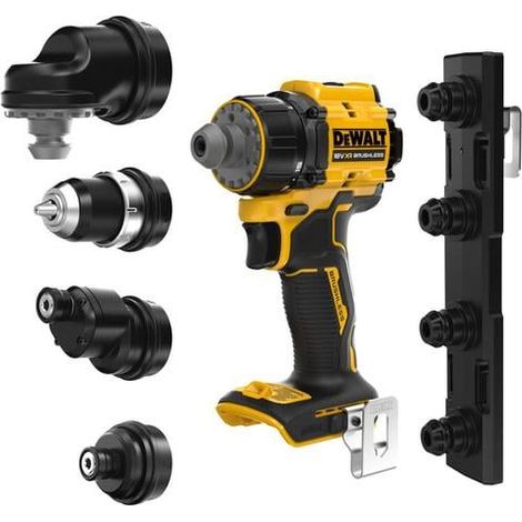 DeWALT DCD803NT-XJ 18V XR Brushless 4x Multi-Head Drill Driver Body Only