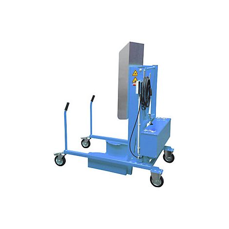 Bauer Mülltonnen-Kippstation MKS-230V, Elektrohydraulisch, lackiert, Lichtblau