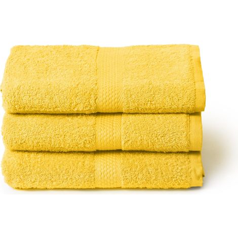 Grande Serviette de Bain 3 x 55 x 105 cm, Set de Bain 100% Coton, Doux et absorbants, idéal pour Salle de Bain, Visage et Usage Quotidien, Serviette de Douche, Grande (1/5)