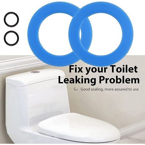 Convient pour le kit de remplacement de joint de réservoir de toilette en silicone pour soupape de chasse d'eau 730111-0070A (1/4)