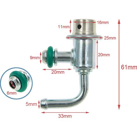 Kraftstoffeinspritzdruckregler MR431115 für Mitsubishi Pajero Montero Fahrzeuge (1/4)