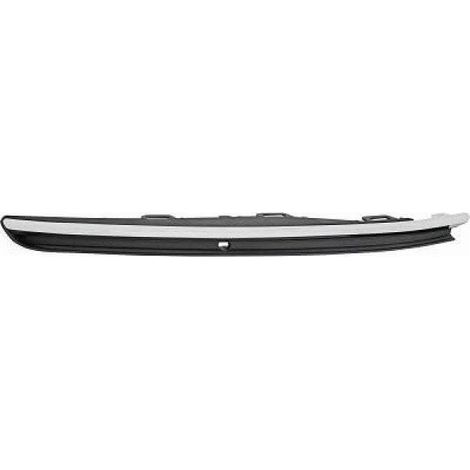 Moulure de pare-choc avant gauche noire et chromée Volkswagen Golf 7 phase 2 2017-2020