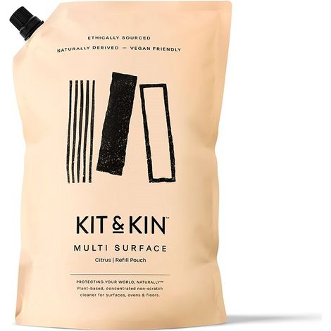 Liquido ecologico naturale per tutte le superfici, ricarica (1L) Kit & Kin (1/5)