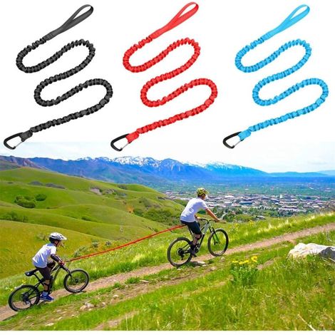 Mountainbike-Zugseil, Radfahren im Freien, Eltern-Kind-Fahrrad-Zugseil (rot) (1/4)