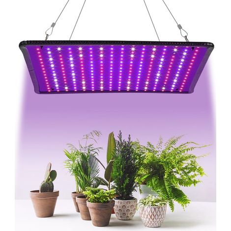 LED-Pflanzenlampe, 225-LED-Lichtpanel für Wachstum und Blüte von Zimmerpflanzen, Vollspektrum-LED-Licht für das Pflanzenwachstum in Innenräumen
