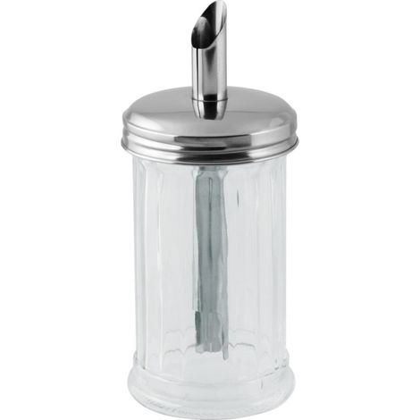 Azucarero coc con dosificador 350ml cristal/inox 46894 facke (1/2)