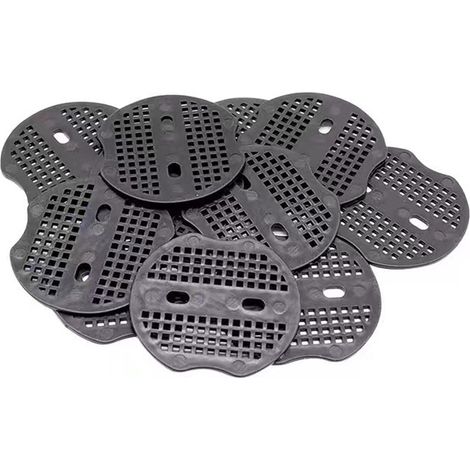 Staples - 100 Pièces - 7 x 6,5 cm - Pour Fixation de Toiles Anti-Weeds Sol et Paysage - Noir (1/5)
