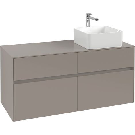 Villeroy & Boch Collaro Meuble sous-lavabo, 4 tiroirs, lavabo à (1/2)
