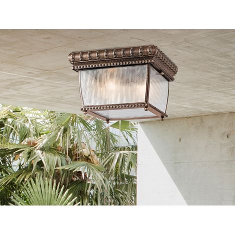 LED Historische Außen Deckenleuchte Bronze, Ø23,5cm (1/4)