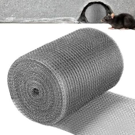 Grillage Anti-Rongeurs, Piège À Souris En Maille En Acier Inoxydable Pour Souris, Grillage Anti Rongeur Inox, Maille De Protection Contre 12.7Cm6M (1/4)