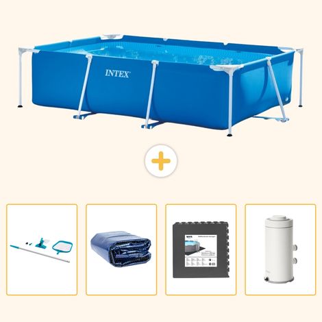 Intex Piscine Tubulaire Rectangulaire - 300x200x75 cm - 5-pièces S43 (1/5)