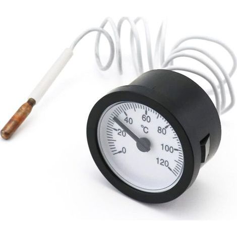 Thermomètre Capillaire pour Mesurer la Température du Liquide et de la Vapeur 0-120 °C (1/5)