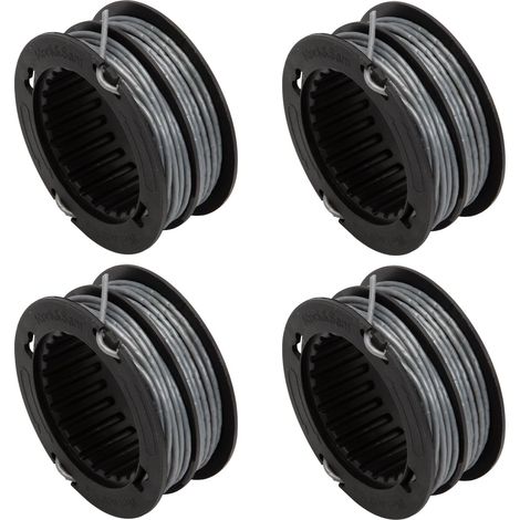 Double Coils Grass Cutter For 40v 80v Gst1246 Gd40bc Gd40bck2x Gd40bcb, 2930507 SB00l00 Spool Replacement Wire For Grass Trimmer 4.8M Length ø 2mm (4 Coils) (1/5)