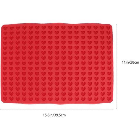 Dessous de plat en silicone en forme de cœur pour servir les aliments (1 pièce) - Support anti-chaleur créatif pour biscuits (1/4)