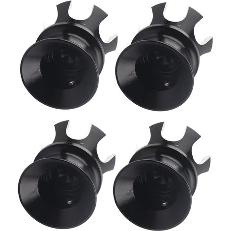 4 Cache-culbuteurs Moteur Style Couronne pour XL883/Big Twin 1340 Evo/Twin Cam Noir Blanc (1/5)