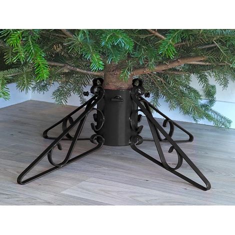 Christmas Tree Stand - Premium (4 leg) - Black - 3