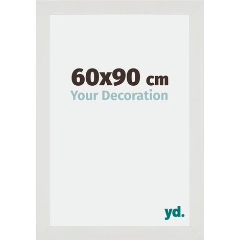 Cadre Puzzle 60x90 cm - cm - Blanc Mat - MDF - Mura. (1/5)