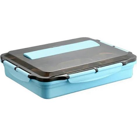Isolierte Lunchbox aus Edelstahl, mehrlagiges Geschirr mit mehreren Gittern