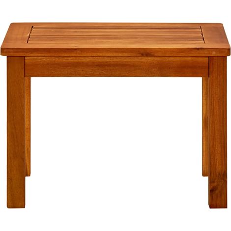 vidaXL Garten-Kaffeetisch 50x35x36 cm Aus massivem Akazienholz