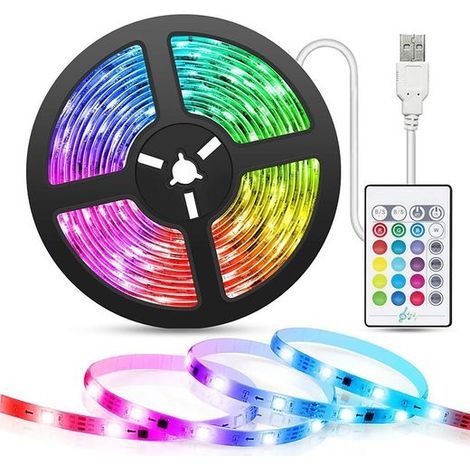 Liste de LED 5m USB, LED strip, LED TV backlight, LED strip 16 (1/5)