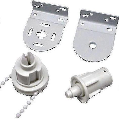 Kit de réparation pour store enrouleur 30 mm avec supports métalliques et chaînette à billes - Pièces de rechange pour stores (1/5)