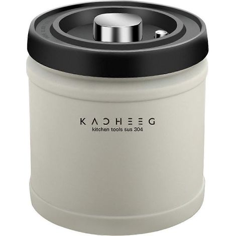 Bocal hermétique sous vide pour grains de café, thé, fruits secs, acier inoxydable 304, boîte de conservation sous vide, 1 pièce. (1/5)