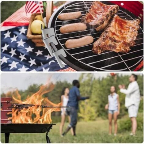 Entretoise Barbecue - Acier Inoxydable 304 - Hauteur 15 mm - Pour Baril à Feu Plaque Grill Bouilloire - Lot de 4 (1/5)