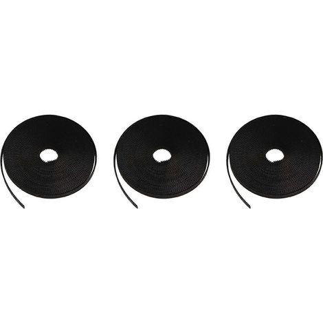x 5 Meter GT2 Zahnriemen, 6 mm breit, passend für RepRap Mendel Rostock Prusa GT2-6mm Riemen (1/5)