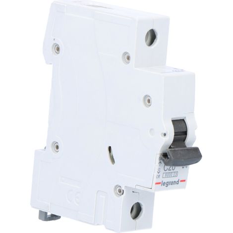 Disyuntor RX3 1P C 20A 6000A (1/3)