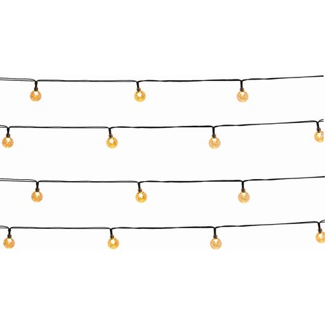 Set Mit 2 Solar Lichterketten FESTY 40led