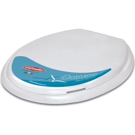 Stefanplast SEDILE WC GABBIANO col. Bianco cm. 47x39x4 h