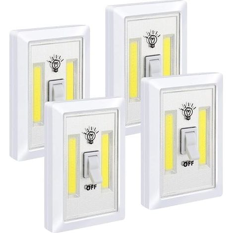 LED Night Light, Touch COB Wireless LED Light Switch, Battery Powered, Closet, Garage, Stairwell, Cabinet, Hallway (1/5)